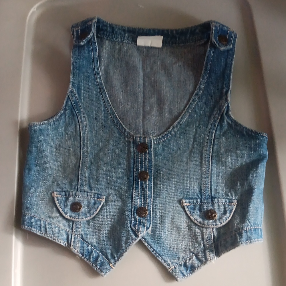 Crazy8 denim vest